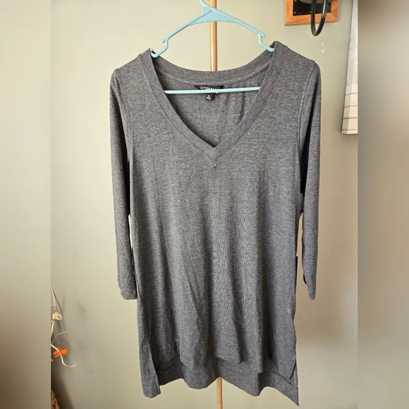 Liverpool Los Angeles Top sz Medium Gray - Picture 3 of 11
